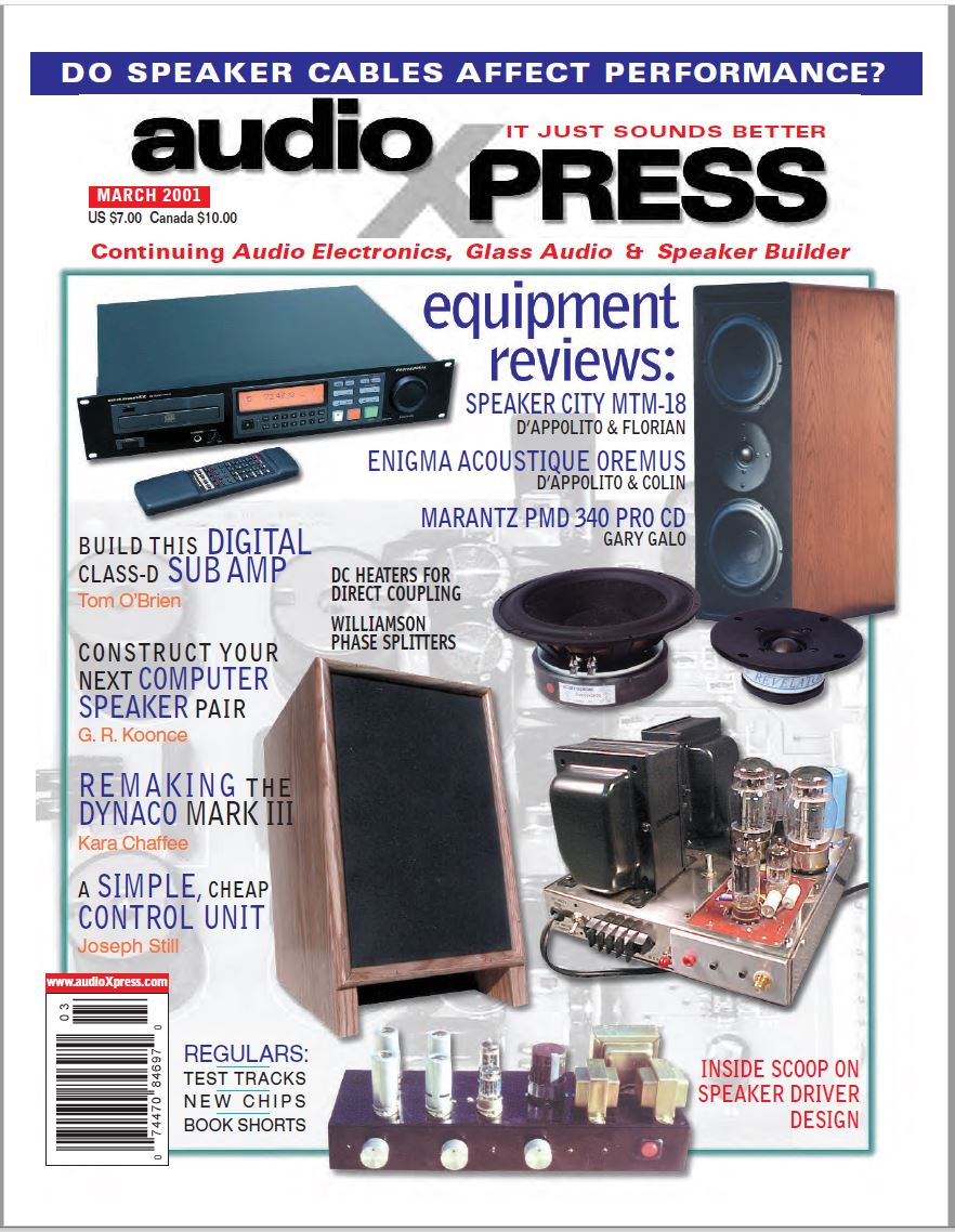 audioXpress March 2001 PDF