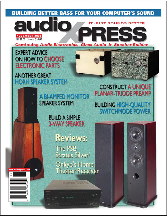 audioXpress November 2001 PDF