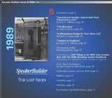 Speaker Builder: 1989 (PDFs)