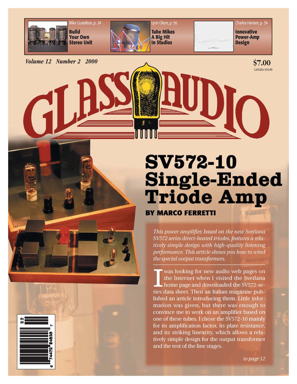 Glass Audio 2000 - Issue 2 (of 6)  PDF