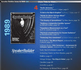 Speaker Builder: 1989 (PDFs)