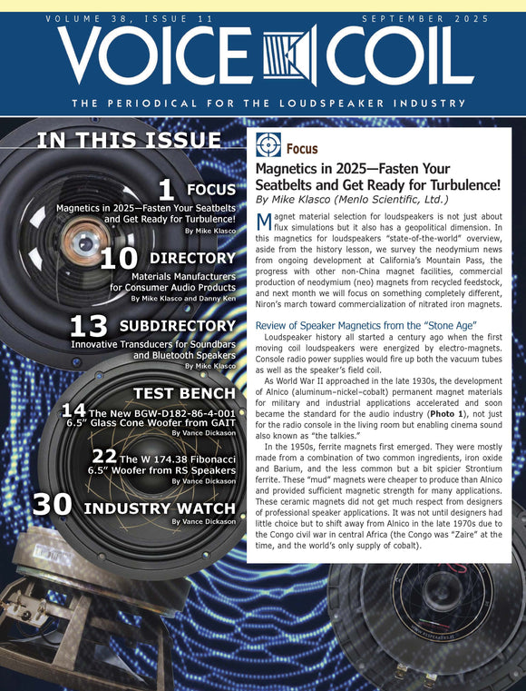 Voice Coil September 2025 - PDF