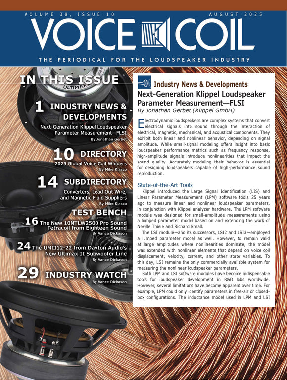Voice Coil August 2025 - PDF