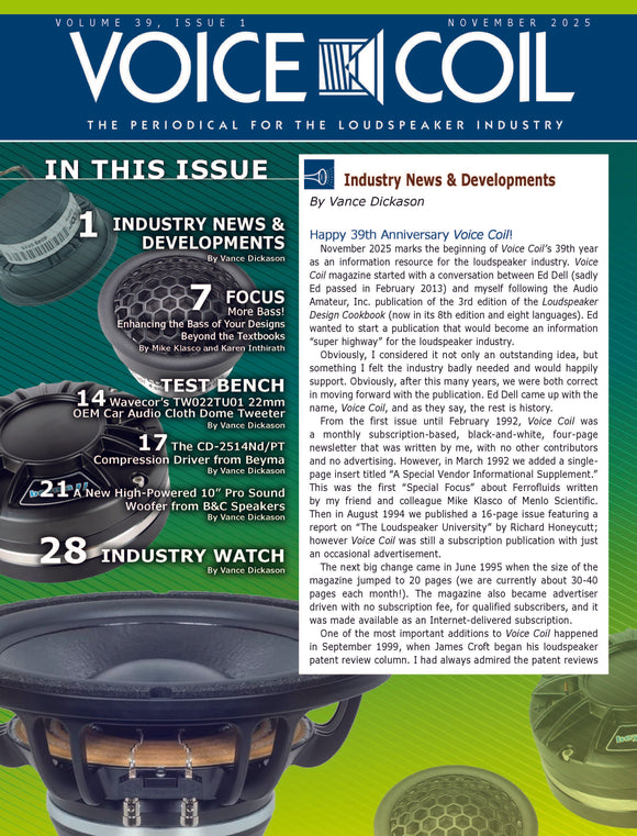 Voice Coil November 2025 - PDF
