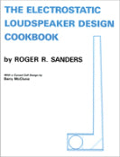 Electrostatic Loudspeaker Design Cookbook - CC-Webshop