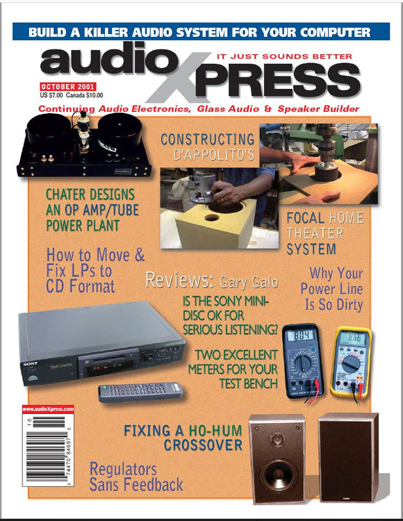 audioXpress October 2001 PDF